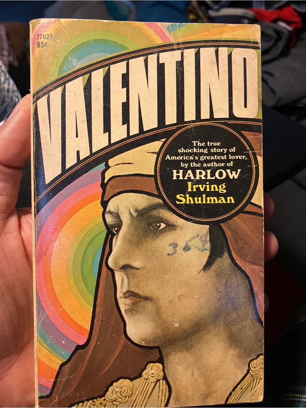 Valentino Retro Portrait Home Art Print - Multicolor
